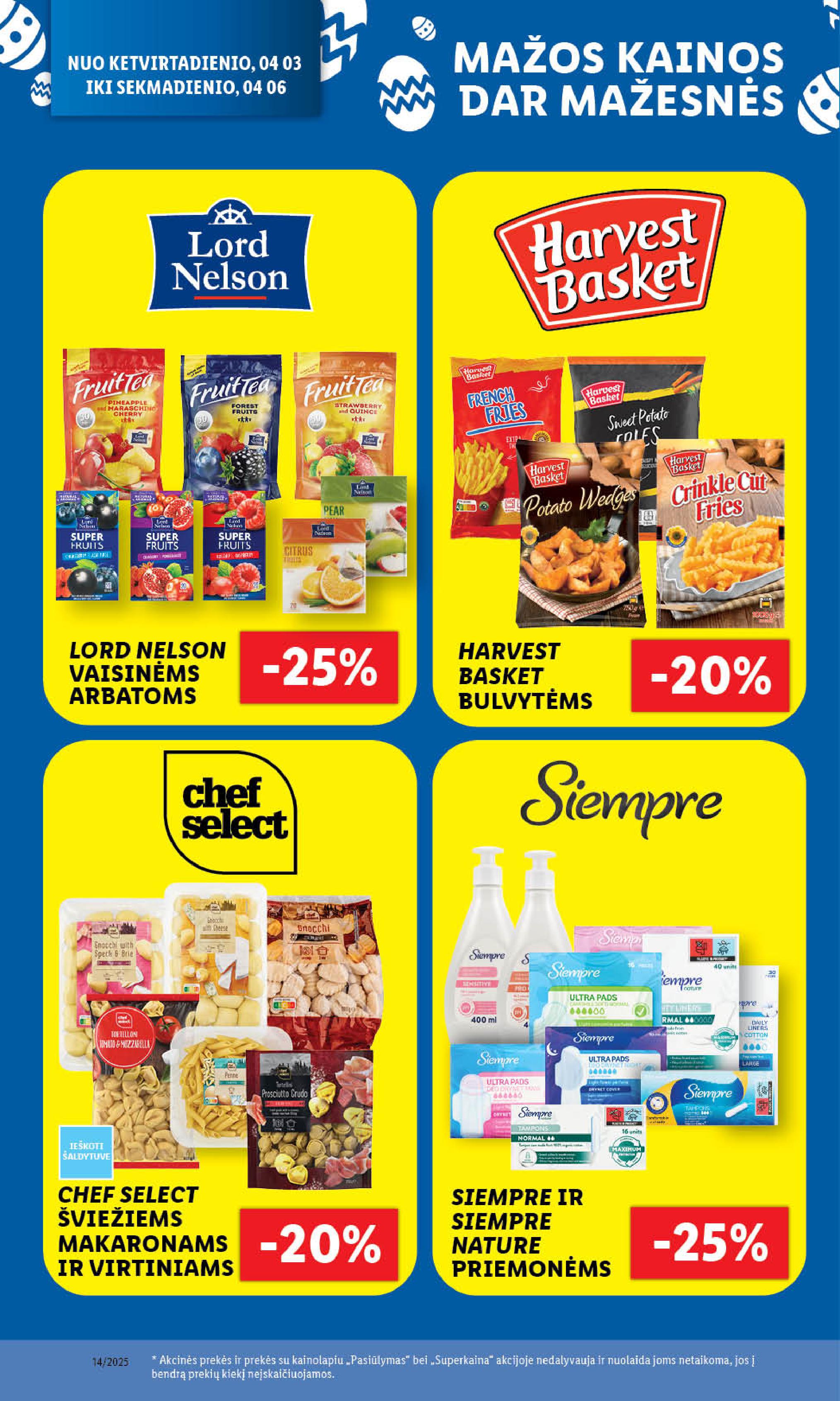 Naujausias LIDL kaininis katalogas 2025.03.31 - 2025.04.06
