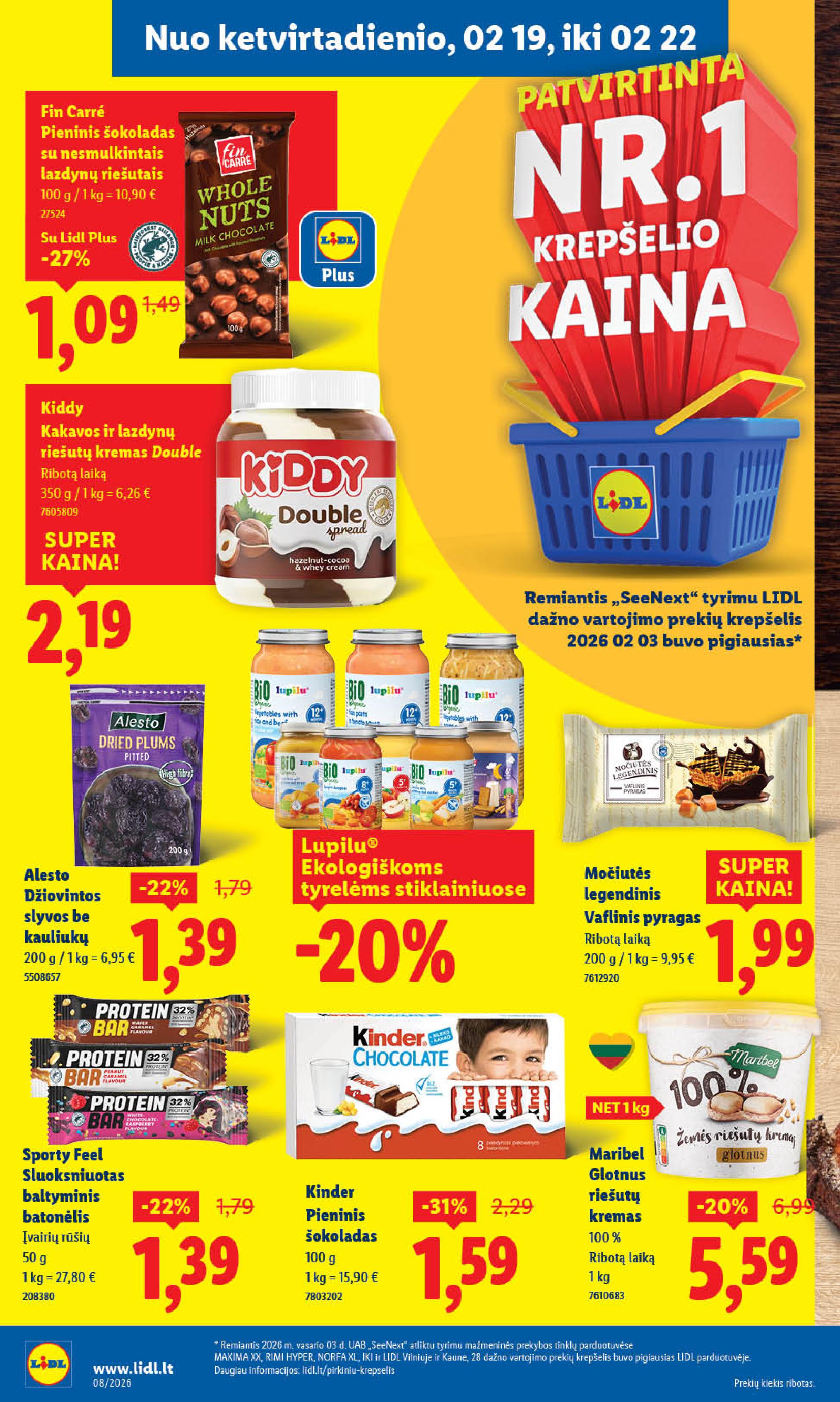 Naujausias LIDL kaininis katalogas 2026.02.16 - 2026.02.22