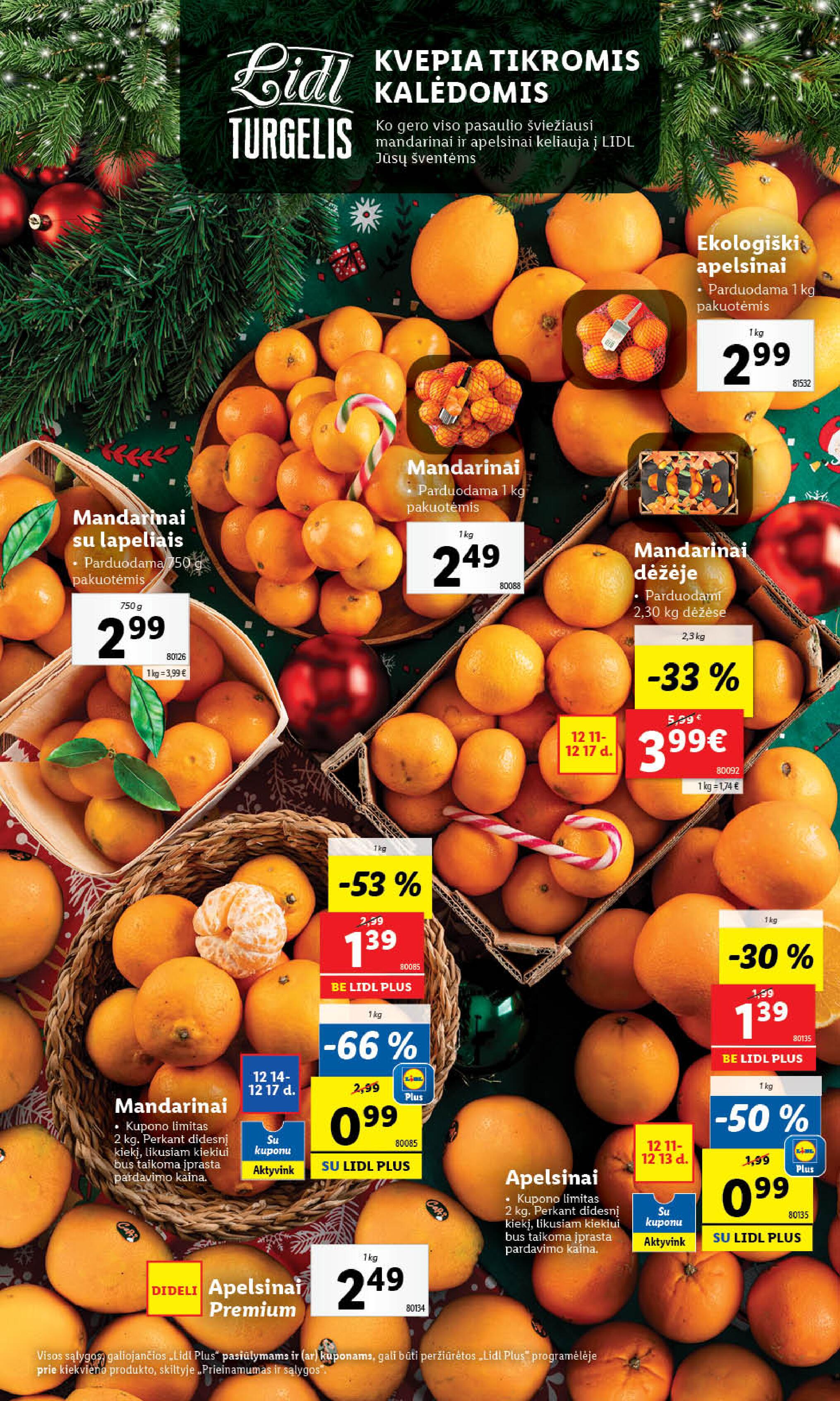 Naujausias LIDL kaininis katalogas 2023.12.11 - 2023.12.17
