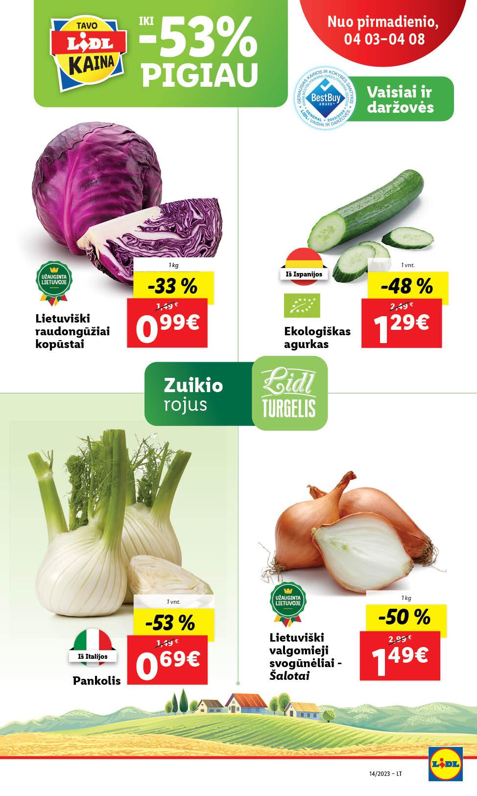 Naujausias LIDL kaininis katalogas 2023.04.03 - 2023.04.09