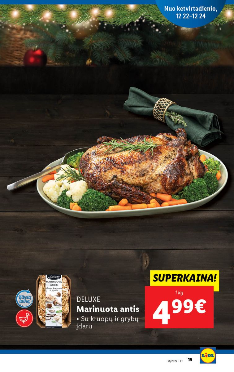 Naujausias LIDL kaininis katalogas 2022.12.19 - 2022.12.25