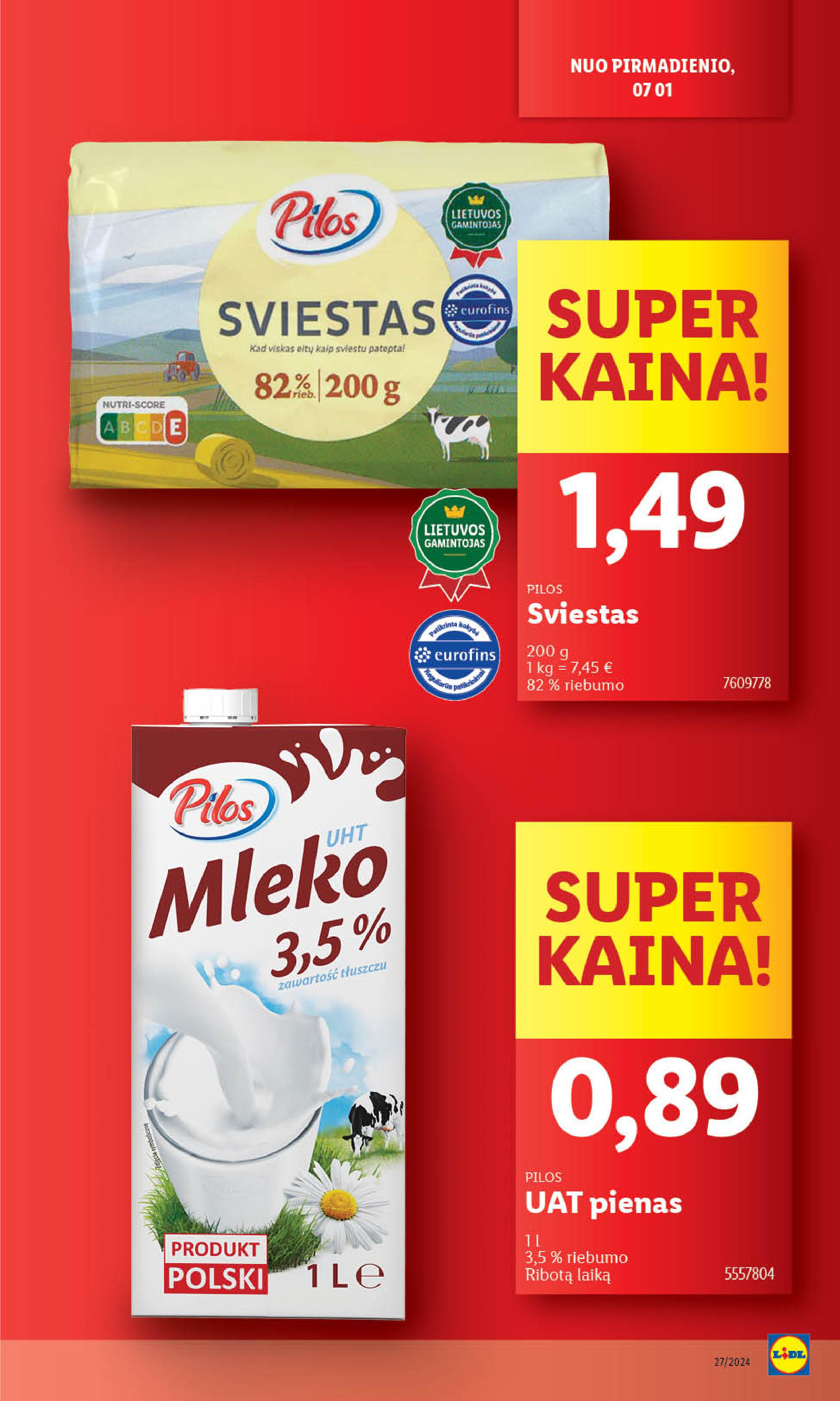 Naujausias LIDL kaininis katalogas 2024.07.01 - 2024.07.07