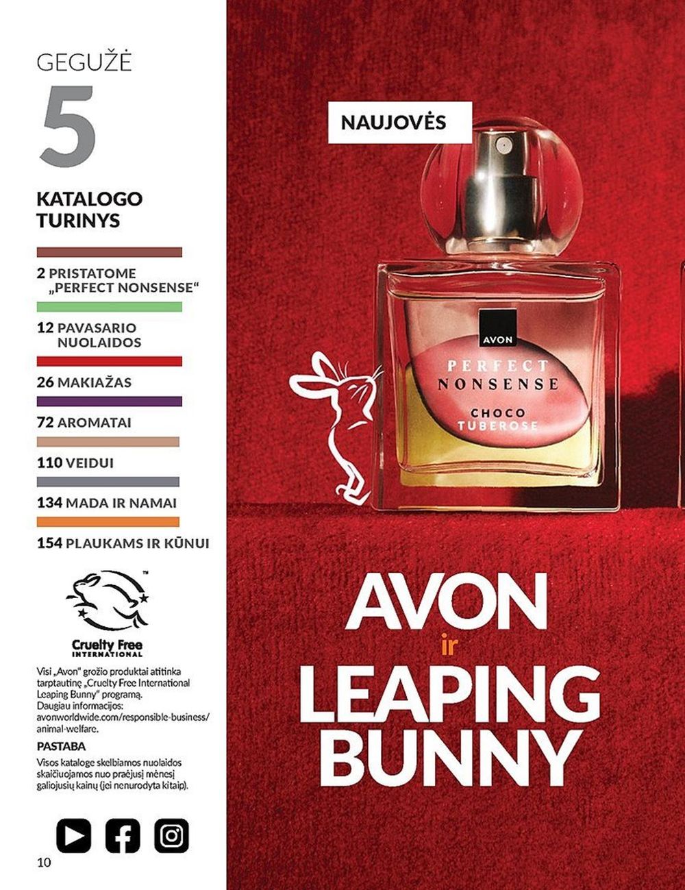 Naujas AVON katalogas galioja 2025.05.01 - 2025.05.31