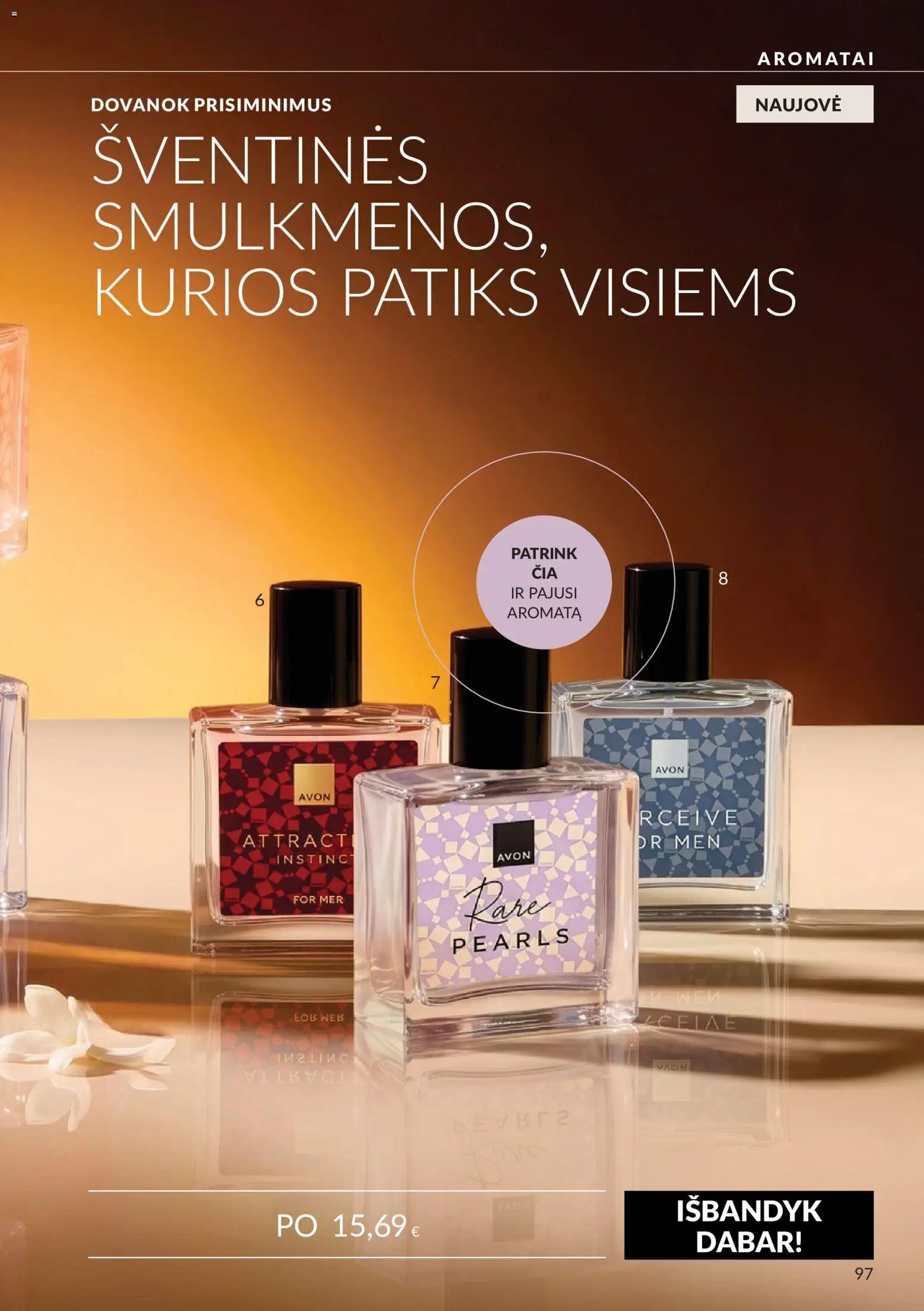 Naujas AVON katalogas galioja 2026.10.01 - 2026.10.31