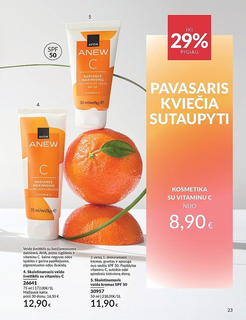 Naujas AVON katalogas galioja 2025.05.01 - 2025.05.31