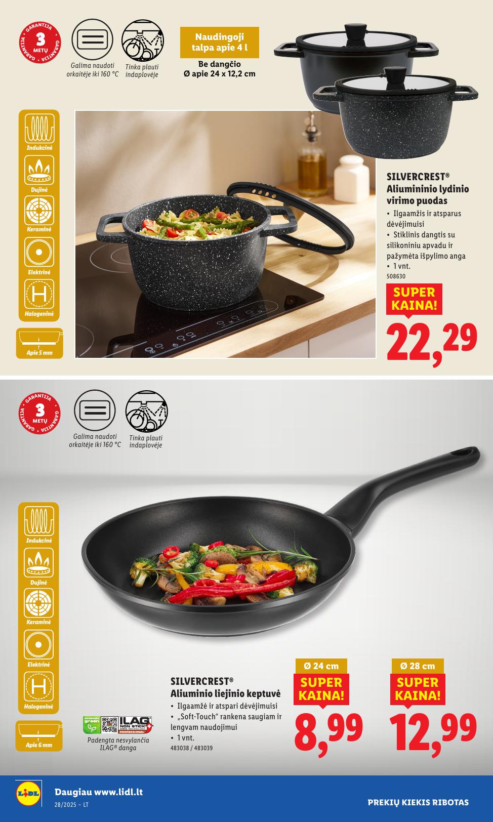 LIDL ne maisto prekių leidinys 2025.07.07 - 2025.07.13