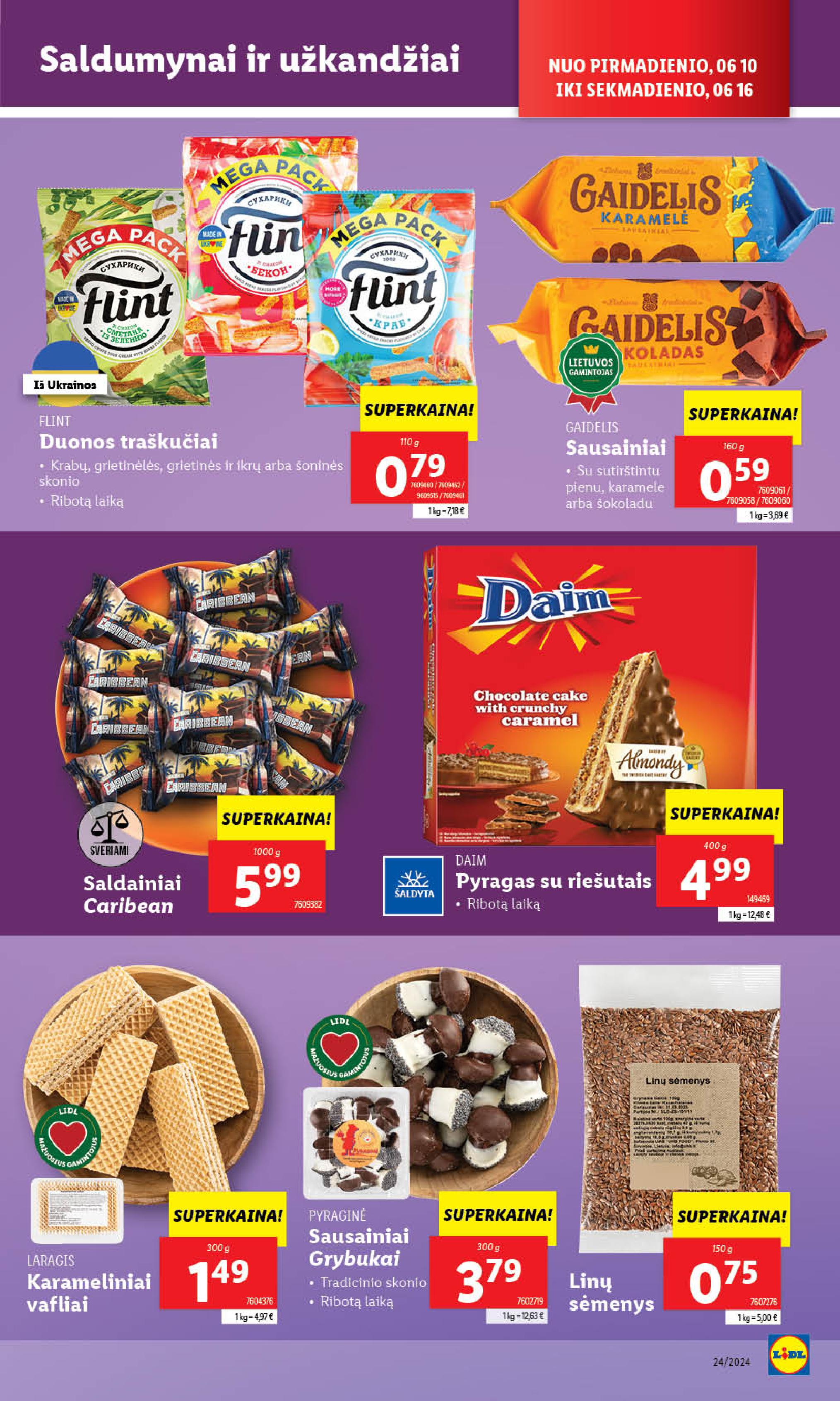 Naujausias LIDL kaininis katalogas 2024.06.10 - 2024.06.16