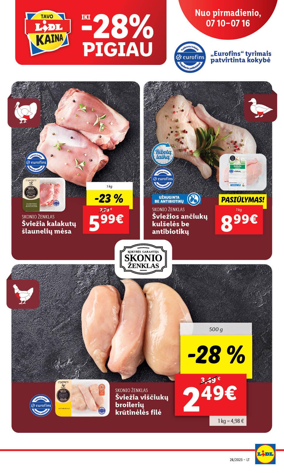 Naujausias LIDL kaininis katalogas 2023.07.10 - 2023.07.16