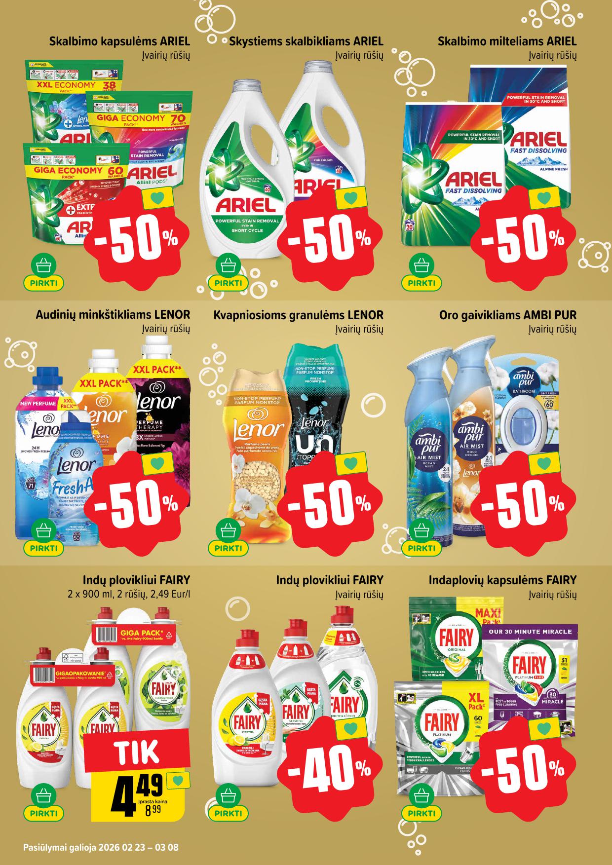 Naujausias IKI kaininis katalogas 2026.02.23 - 2026.03.01