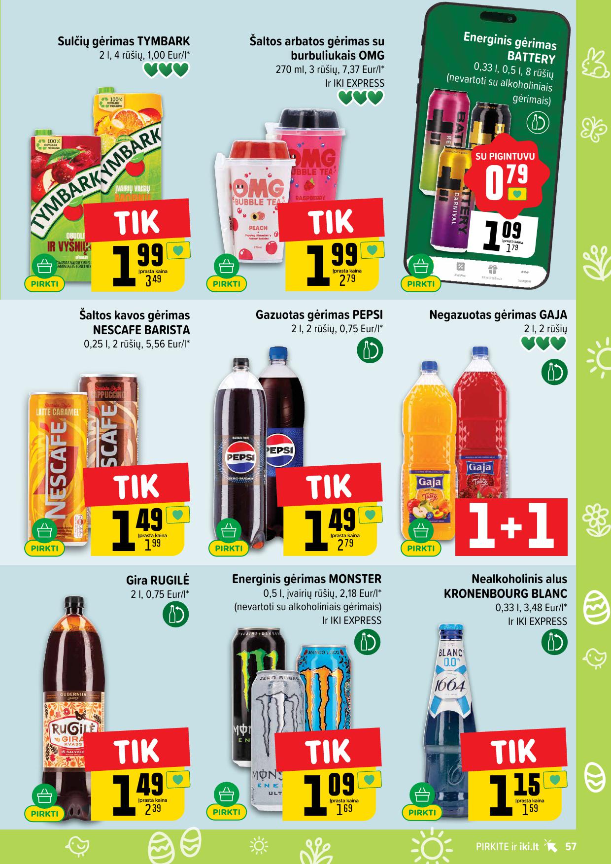 Naujausias IKI kaininis katalogas 2026.03.16 - 2026.03.22