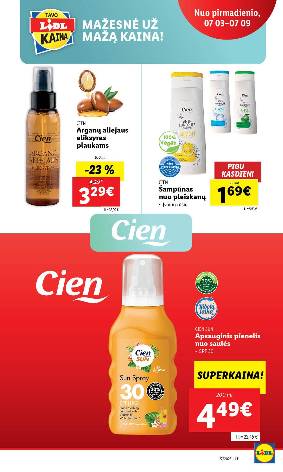 Naujausias LIDL kaininis katalogas 2023.07.03 - 2023.07.09