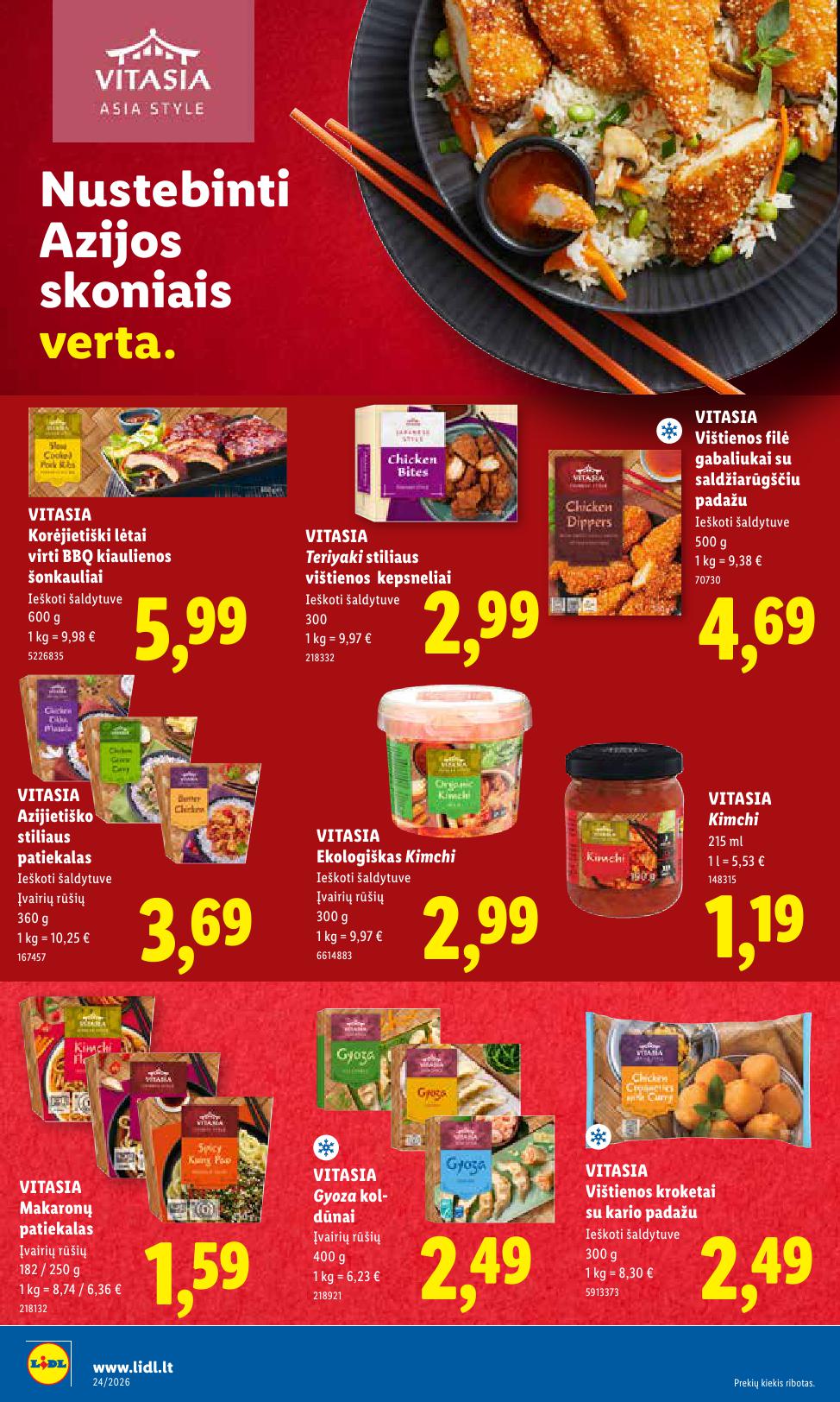 Naujausias LIDL kaininis katalogas 2026.06.08 - 2026.06.14