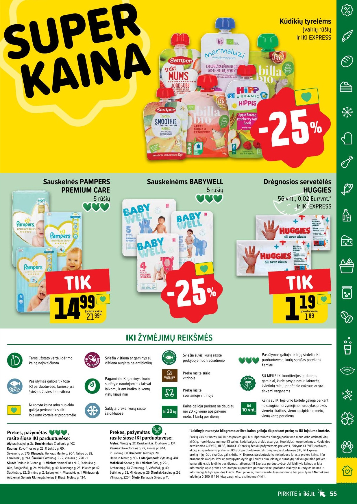 Naujausias IKI kaininis katalogas 2025.08.11 - 2025.08.17