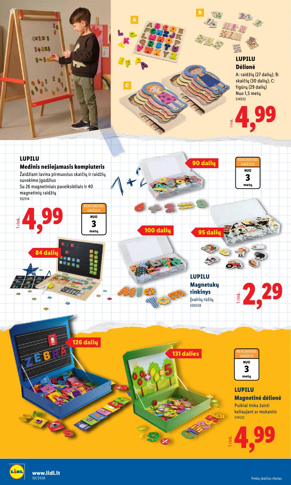 LIDL ne maisto prekių leidinys 2026.07.20 - 2026.07.26