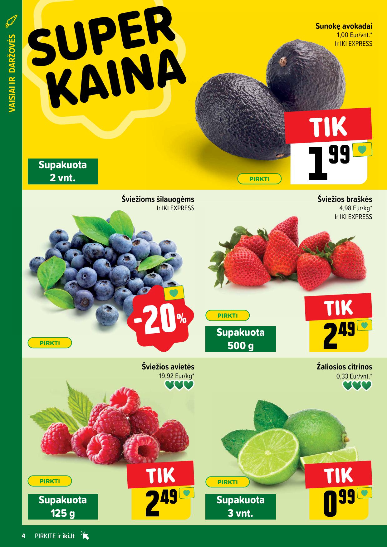 Naujausias IKI kaininis katalogas 2025.04.21 - 2025.04.27