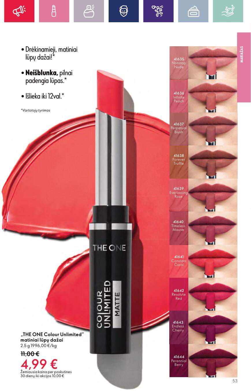 Naujas ORIFLAME katalogas galioja 2023.09.13 - 2023.10.03