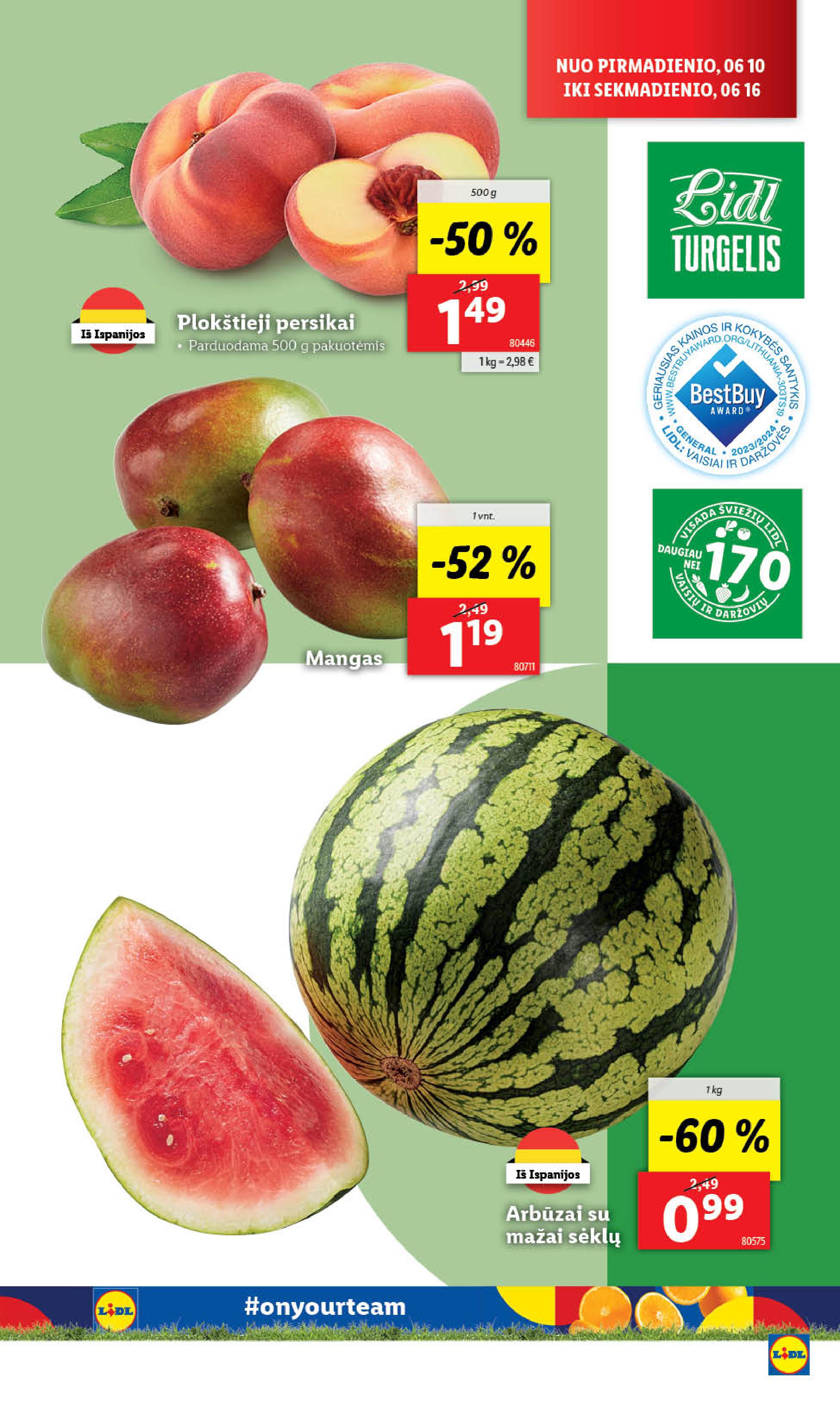 Naujausias LIDL kaininis katalogas 2024.06.10 - 2024.06.16