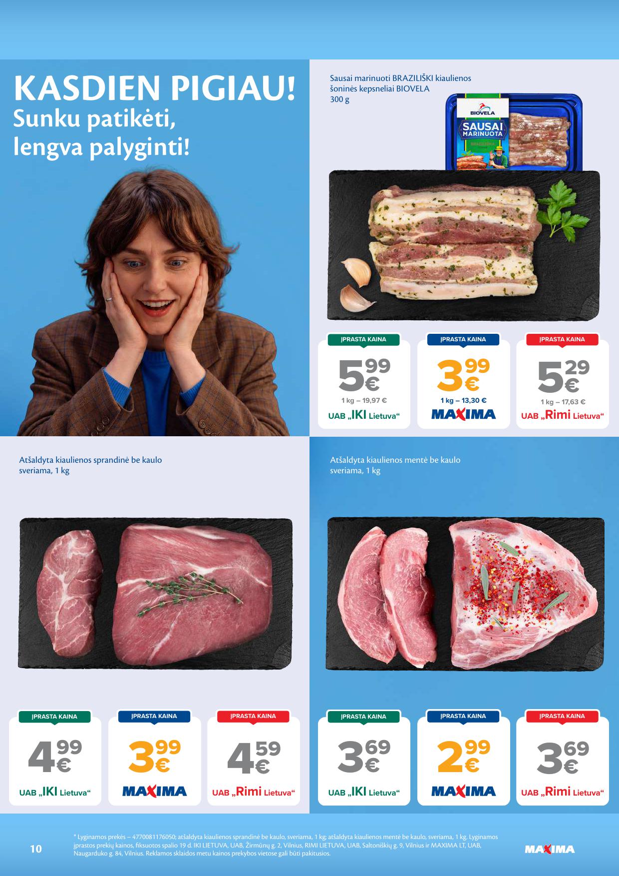Naujausias MAXIMA kaininis katalogas 2026.10.27 - 2026.11.02