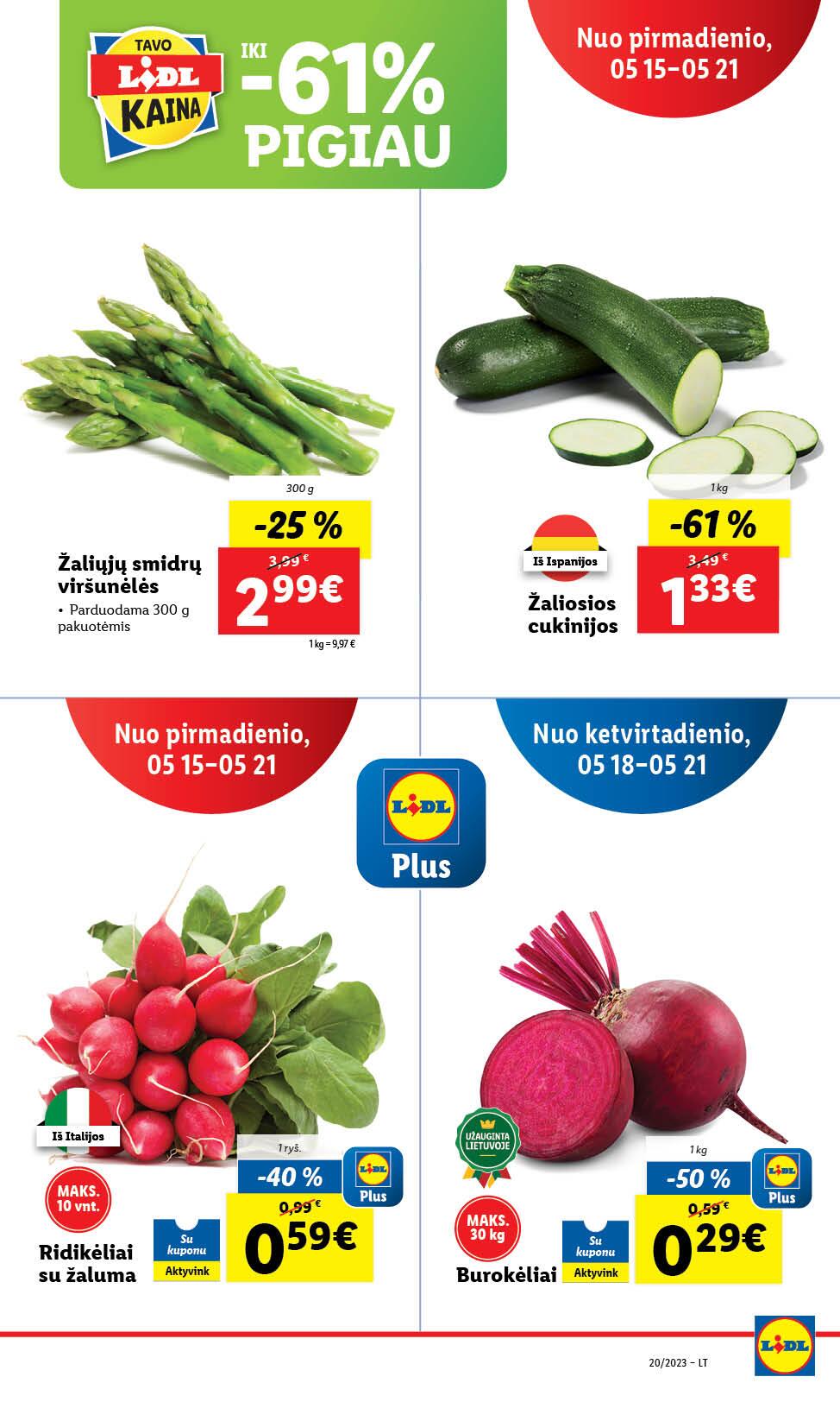 Naujausias LIDL kaininis katalogas 2023.05.15 - 2023.05.21