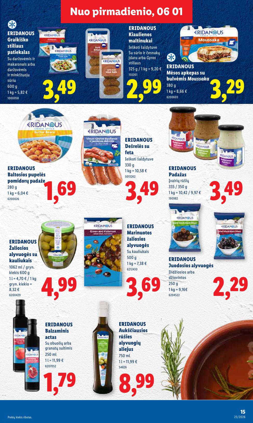 LIDL akcijų ir nuolaidų leidinys 2026.06.01 - 2026.06.07