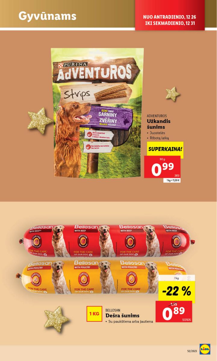 Naujausias LIDL kaininis katalogas 2023.12.26 - 2023.12.31