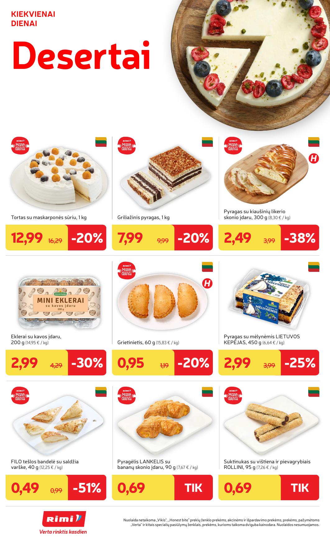 RIMI akcijų ir nuolaidų leidinys Nr.17 2026.04.21  - 2026.04.27