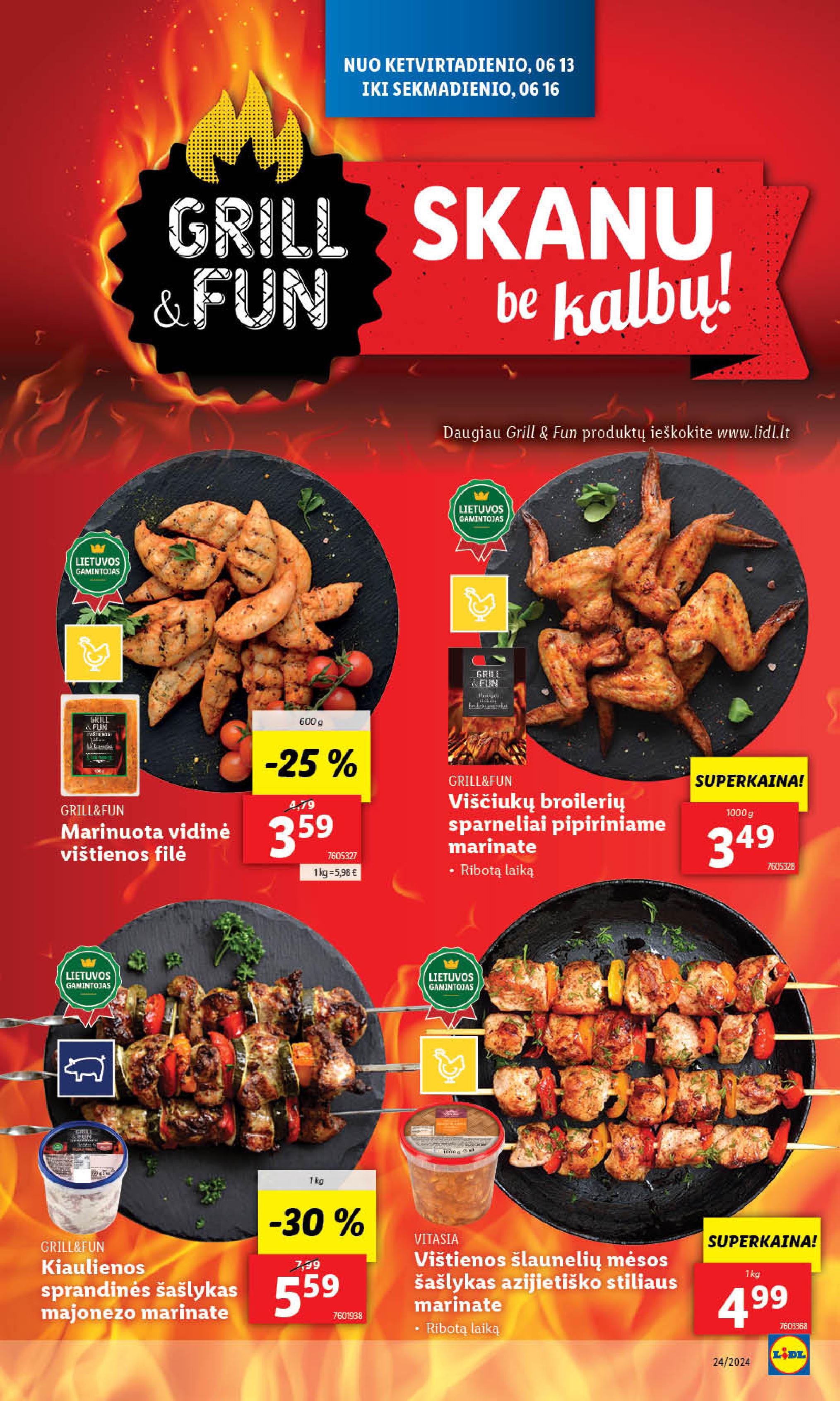 Naujausias LIDL kaininis katalogas 2024.06.10 - 2024.06.16