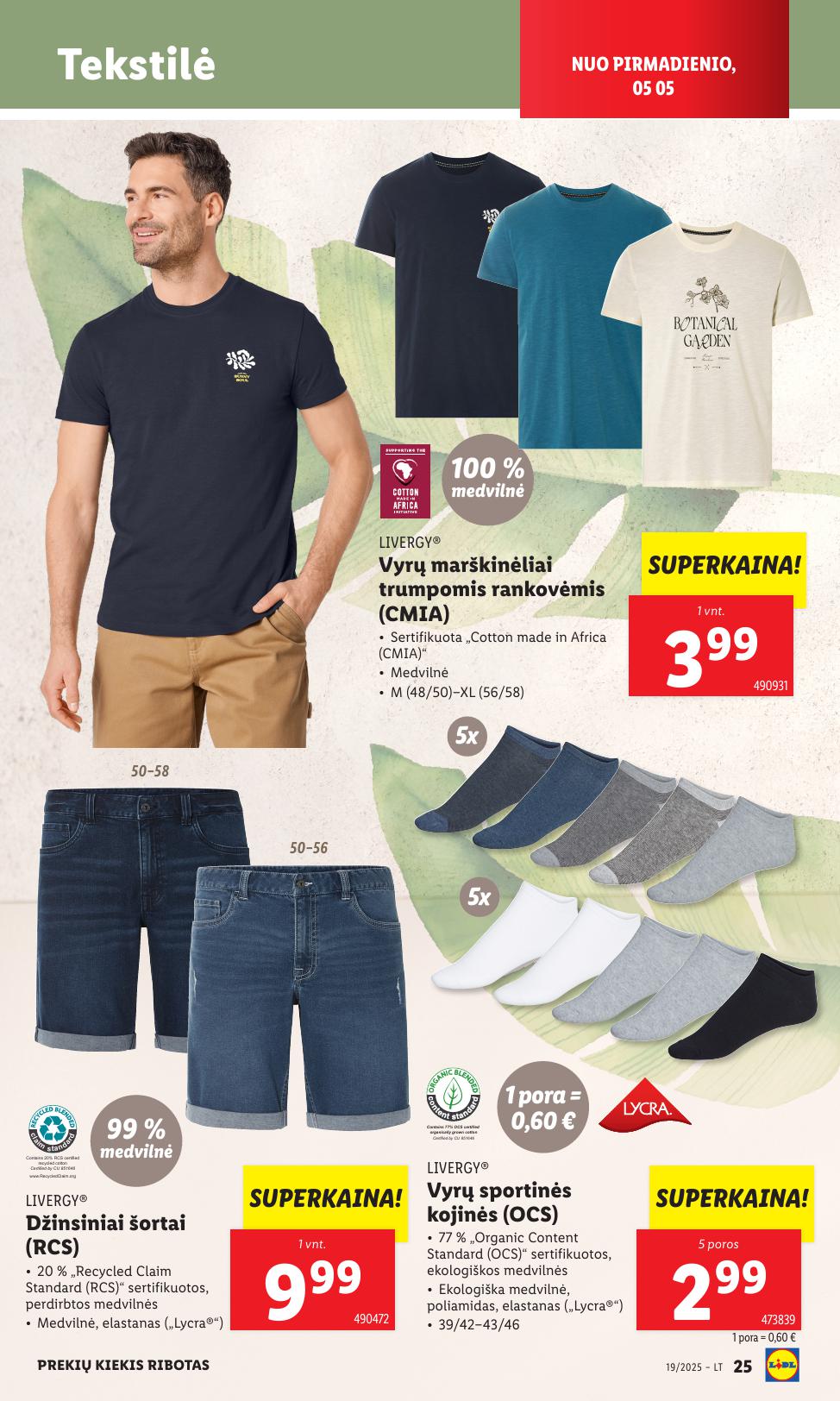 LIDL ne maisto prekių leidinys 2025.05.05 - 2025.05.11