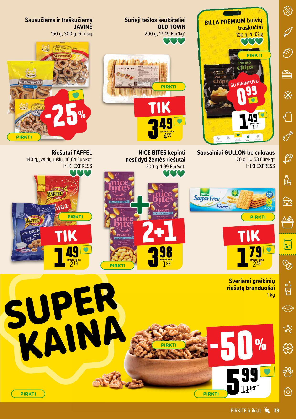 Naujausias IKI kaininis katalogas 2025.03.17 - 2025.03.23