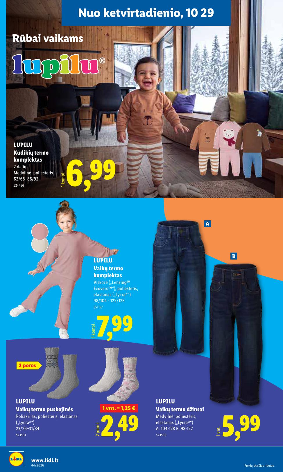 LIDL ne maisto prekių leidinys 2026.10.26 - 2026.11.01