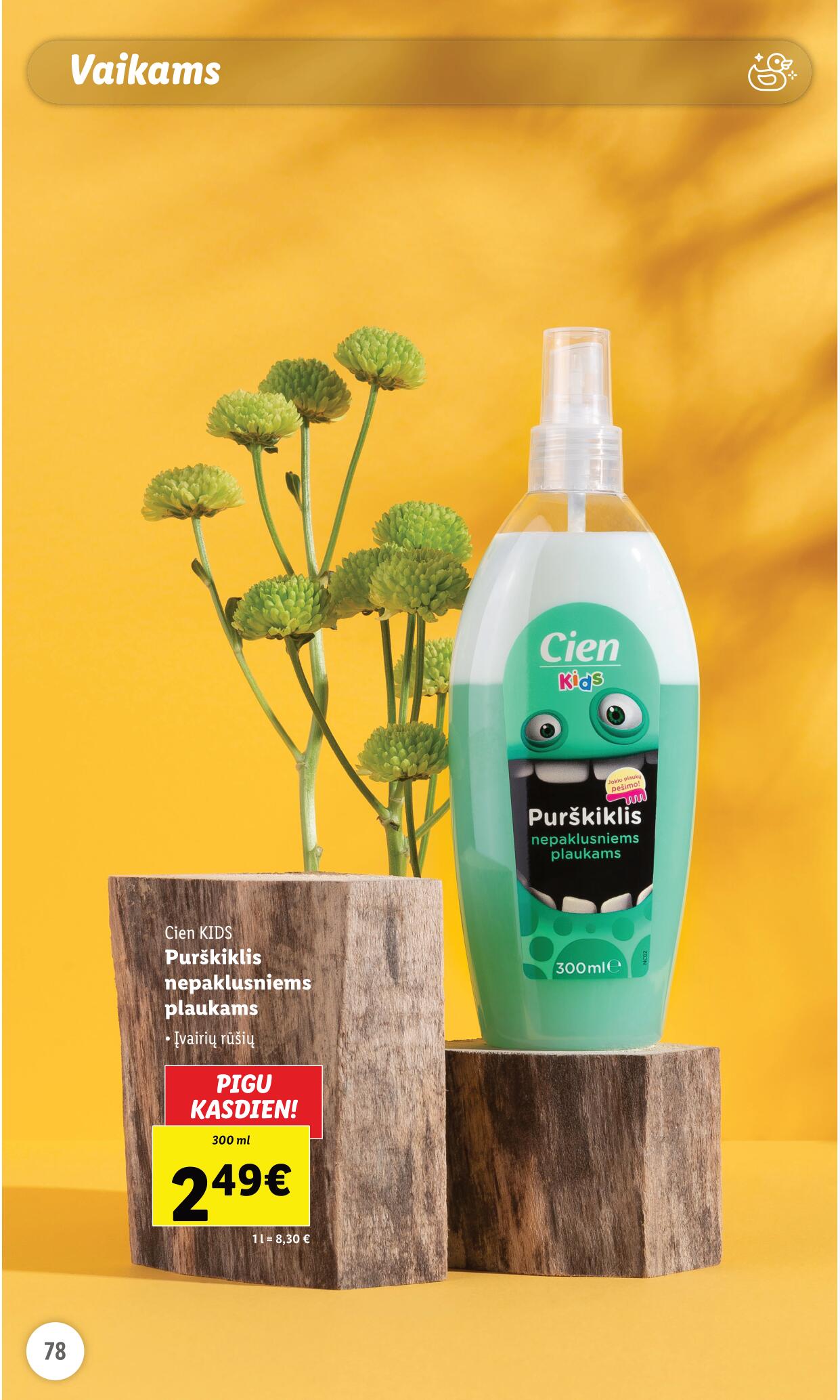 LIDL prekių katalogas "Grožio festivalis" galioja nuo 2023.05.01