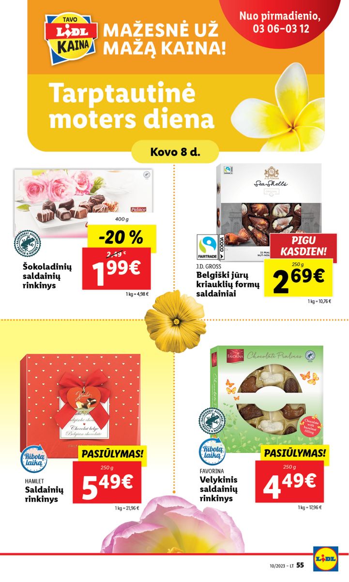 Naujausias LIDL kaininis katalogas 2023.03.06 - 2023.03.12