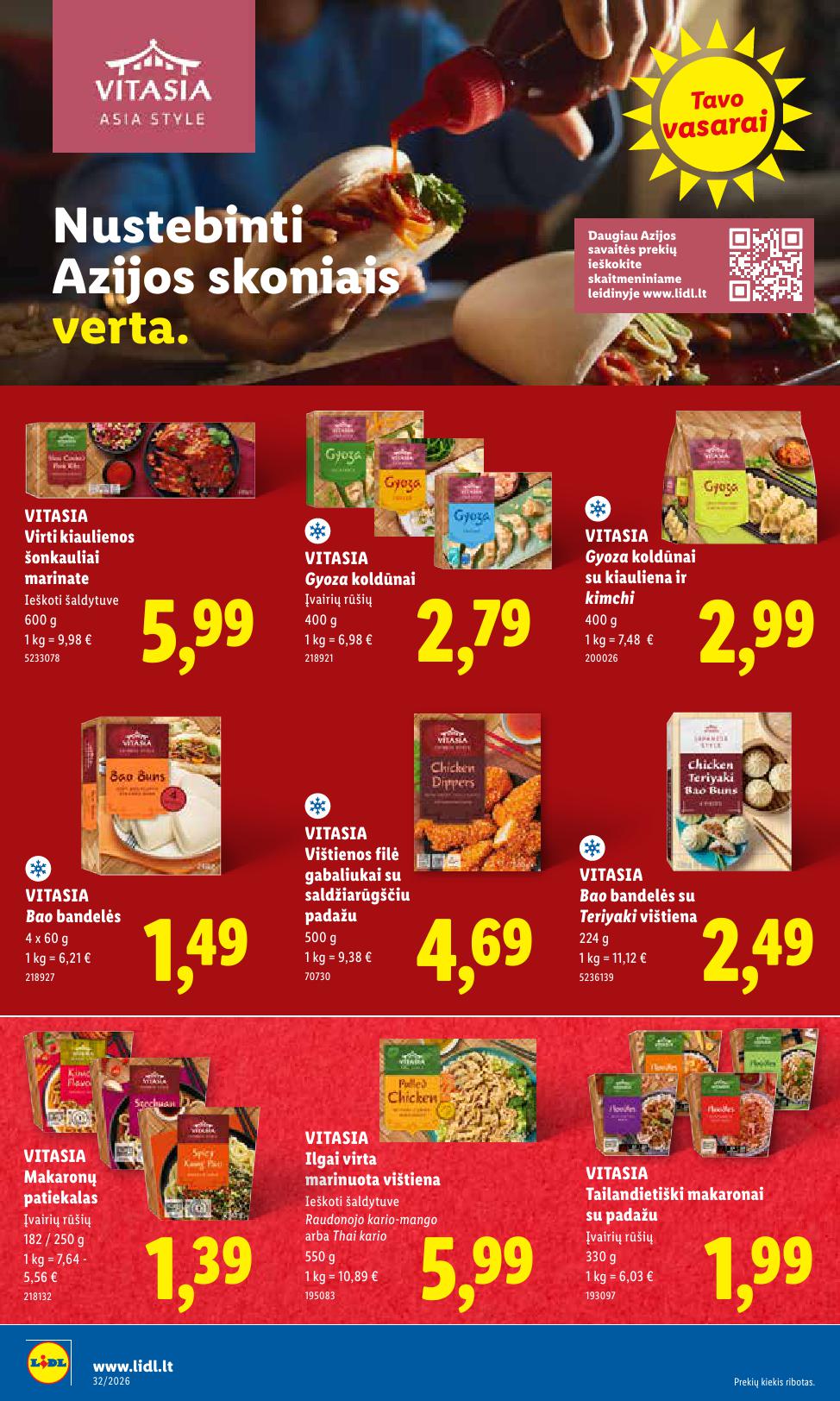 Naujausias LIDL kaininis katalogas 2026.08.03 - 2026.08.09