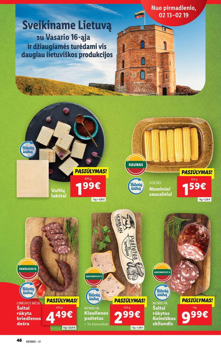Naujausias LIDL kaininis katalogas 2023.02.13 - 2023.02.19 