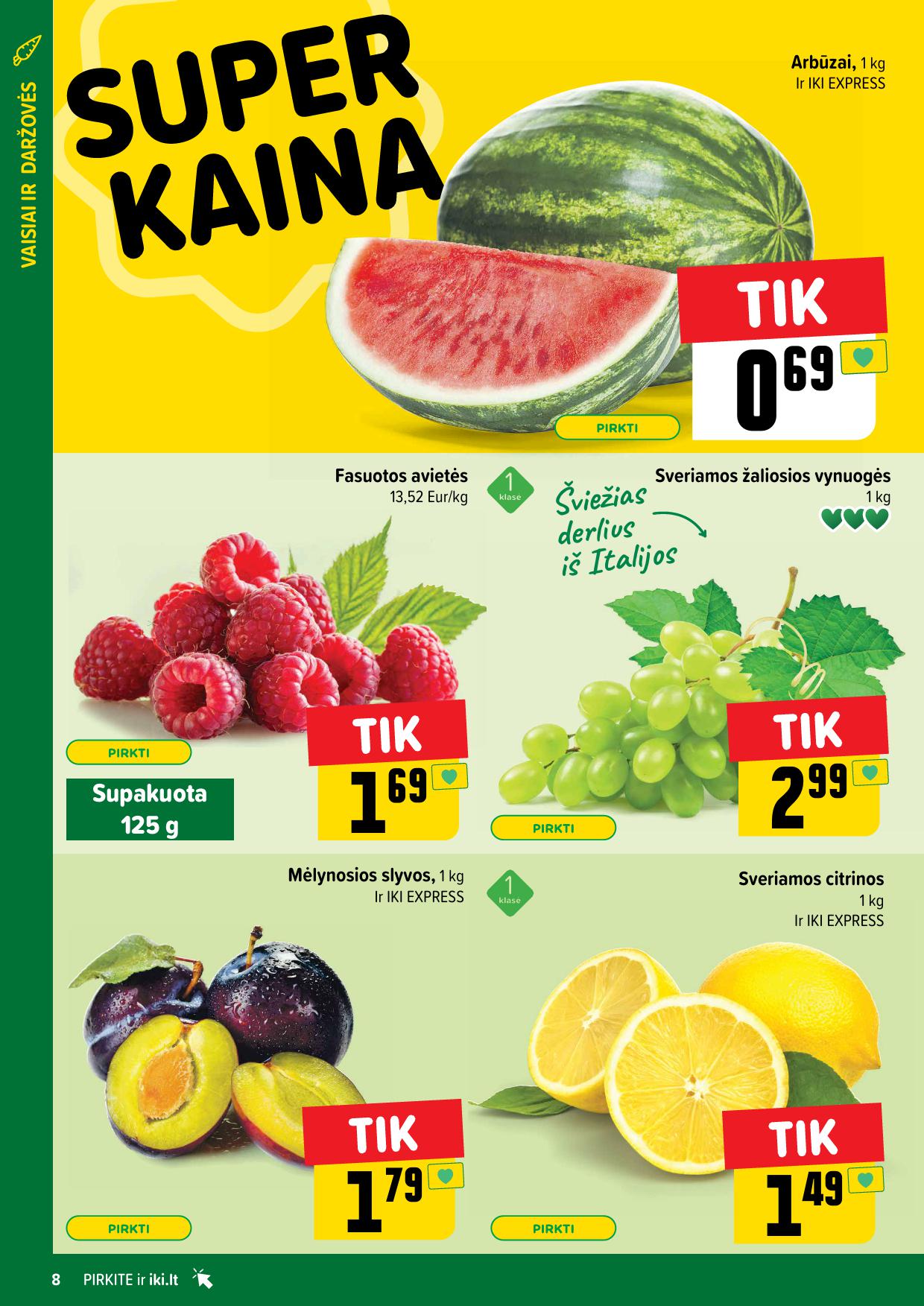 Naujausias IKI kaininis katalogas 2024.07.08 - 2024.07.14