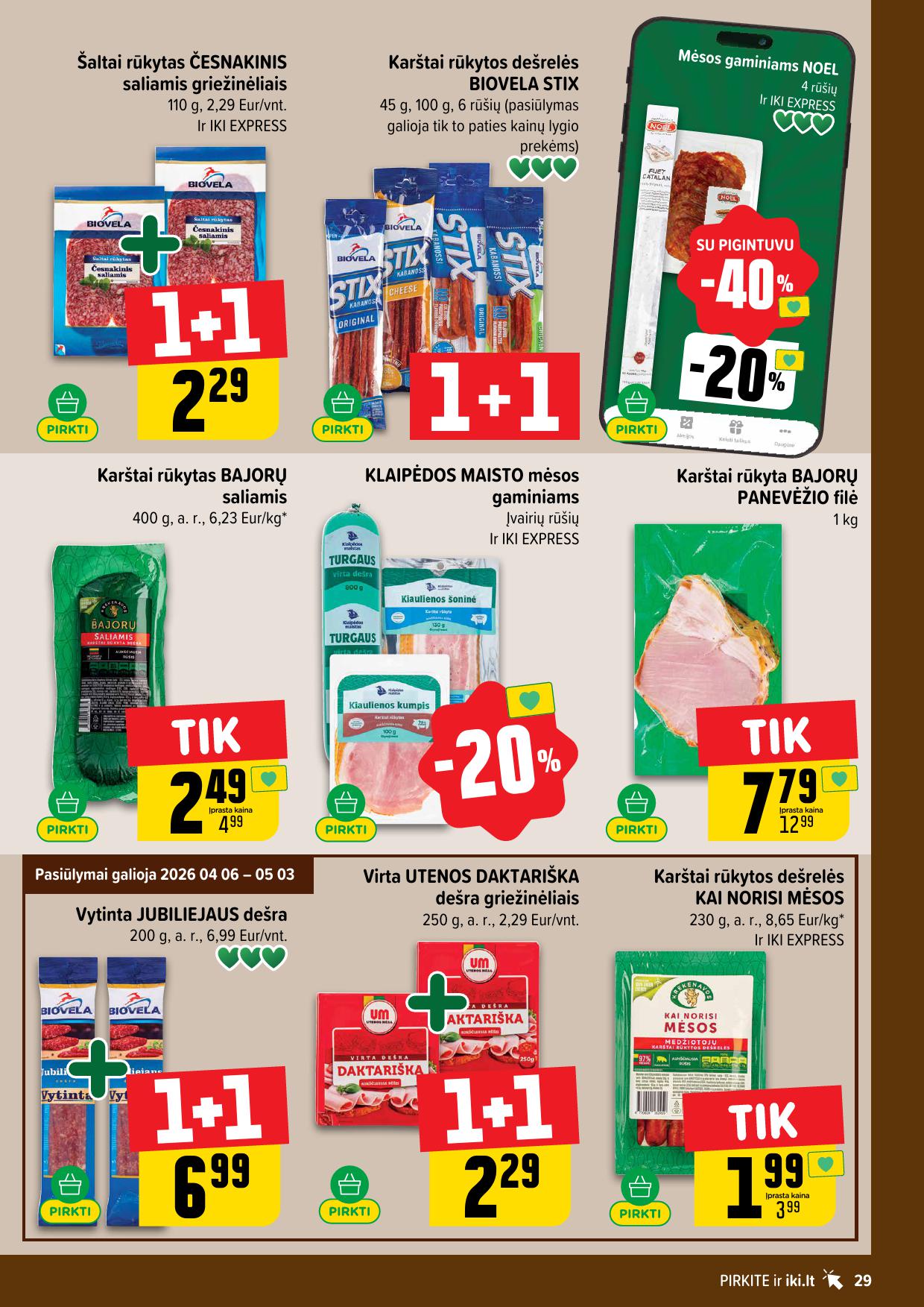 Naujausias IKI kaininis katalogas 2026.04.27 - 2026.05.03