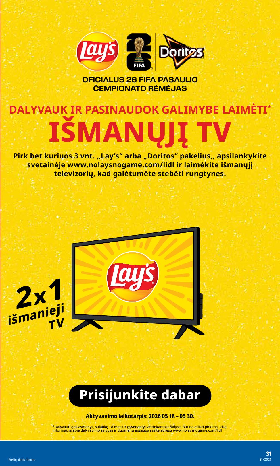 Naujausias LIDL kaininis katalogas 2026.05.18 - 2026.05.24