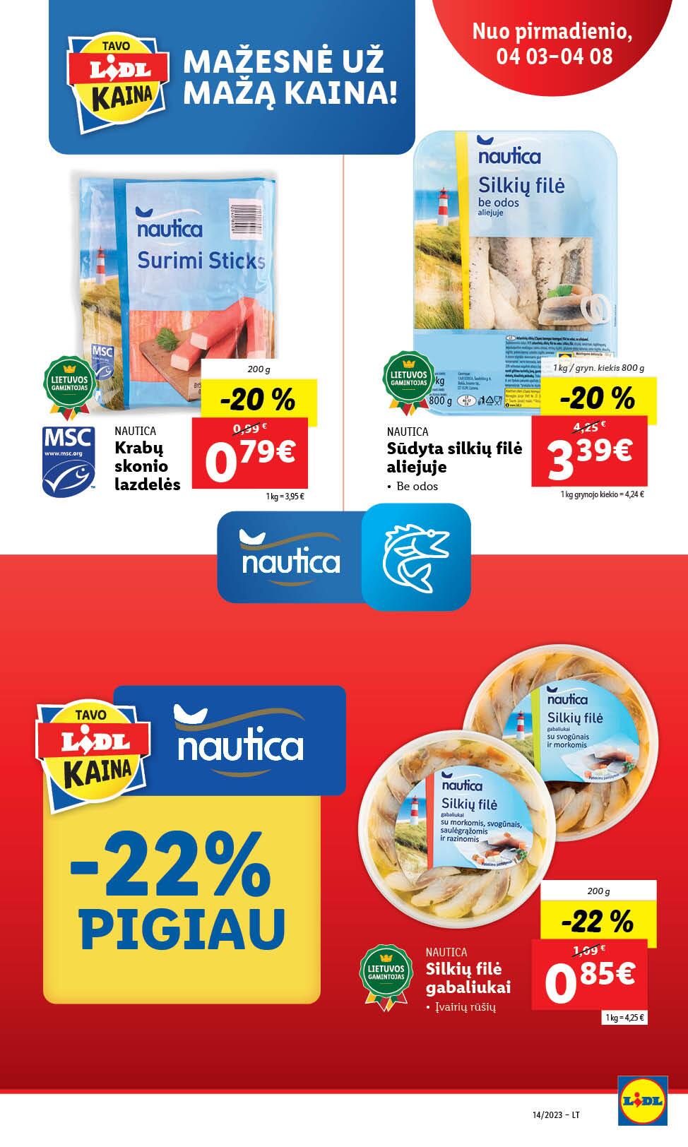 Naujausias LIDL kaininis katalogas 2023.04.03 - 2023.04.09