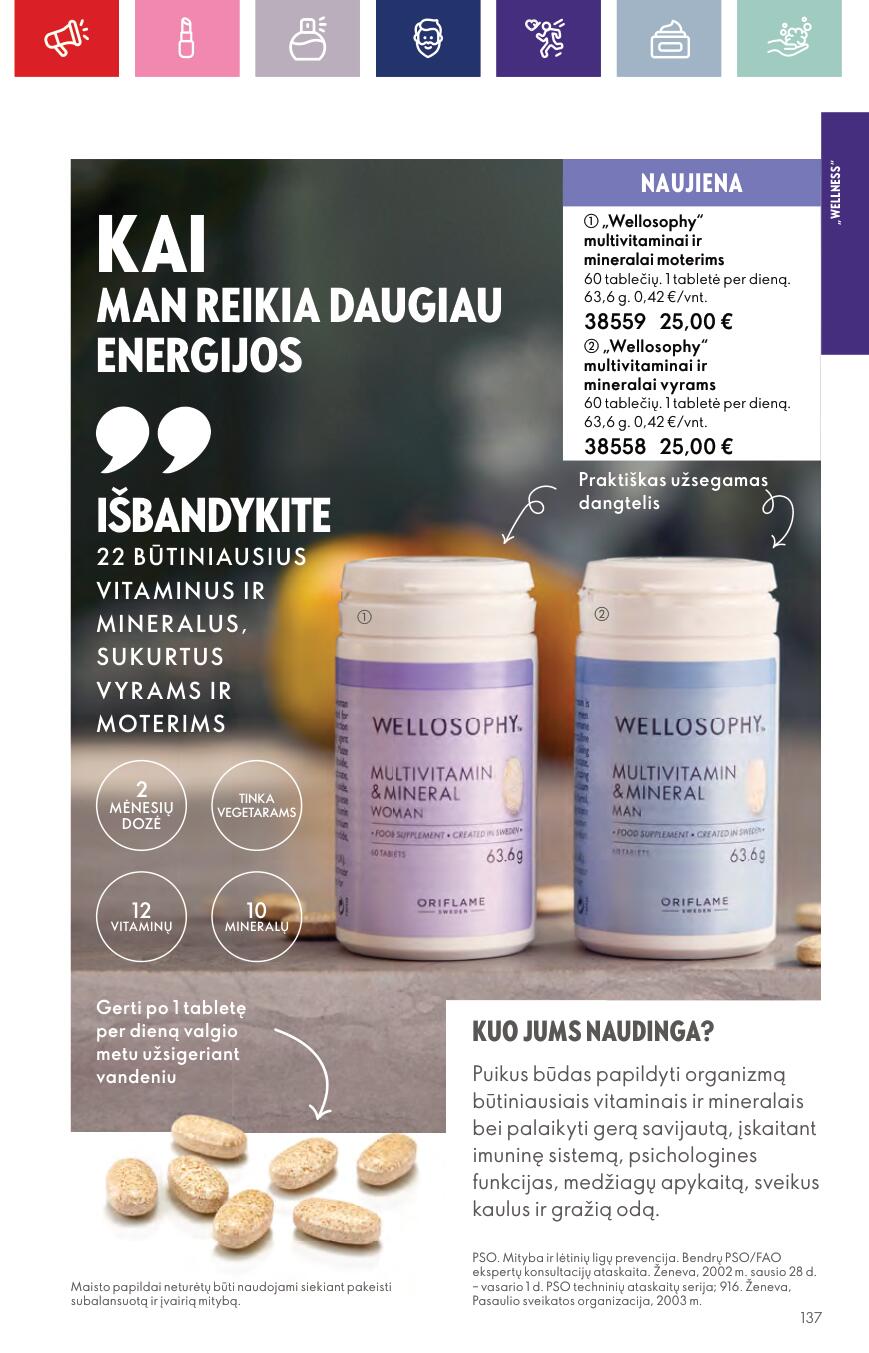 Naujas ORIFLAME katalogas galioja 2023.09.13 - 2023.10.03