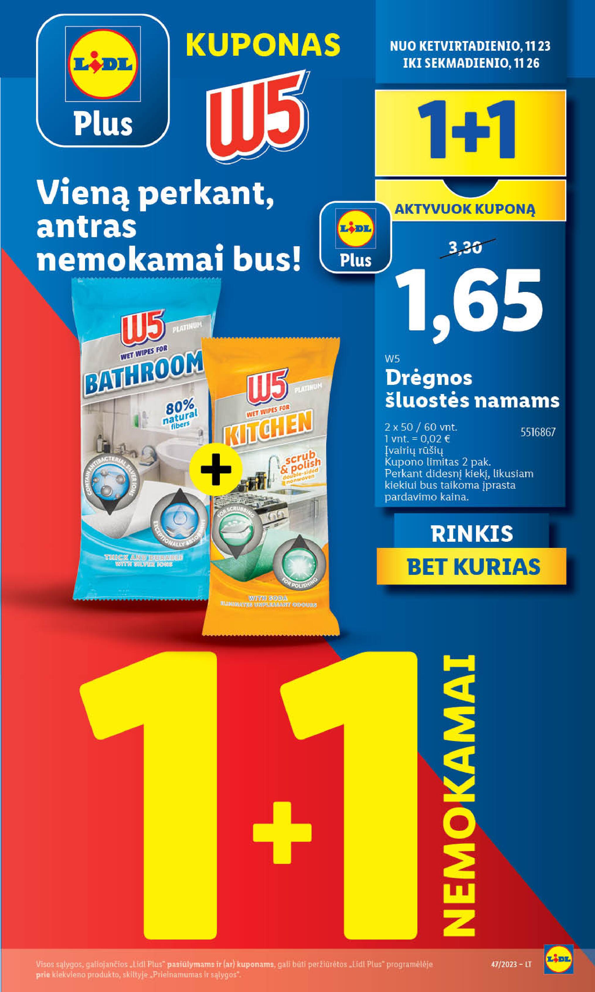 Naujausias LIDL kaininis katalogas 2023.11.20 - 2023.11.26