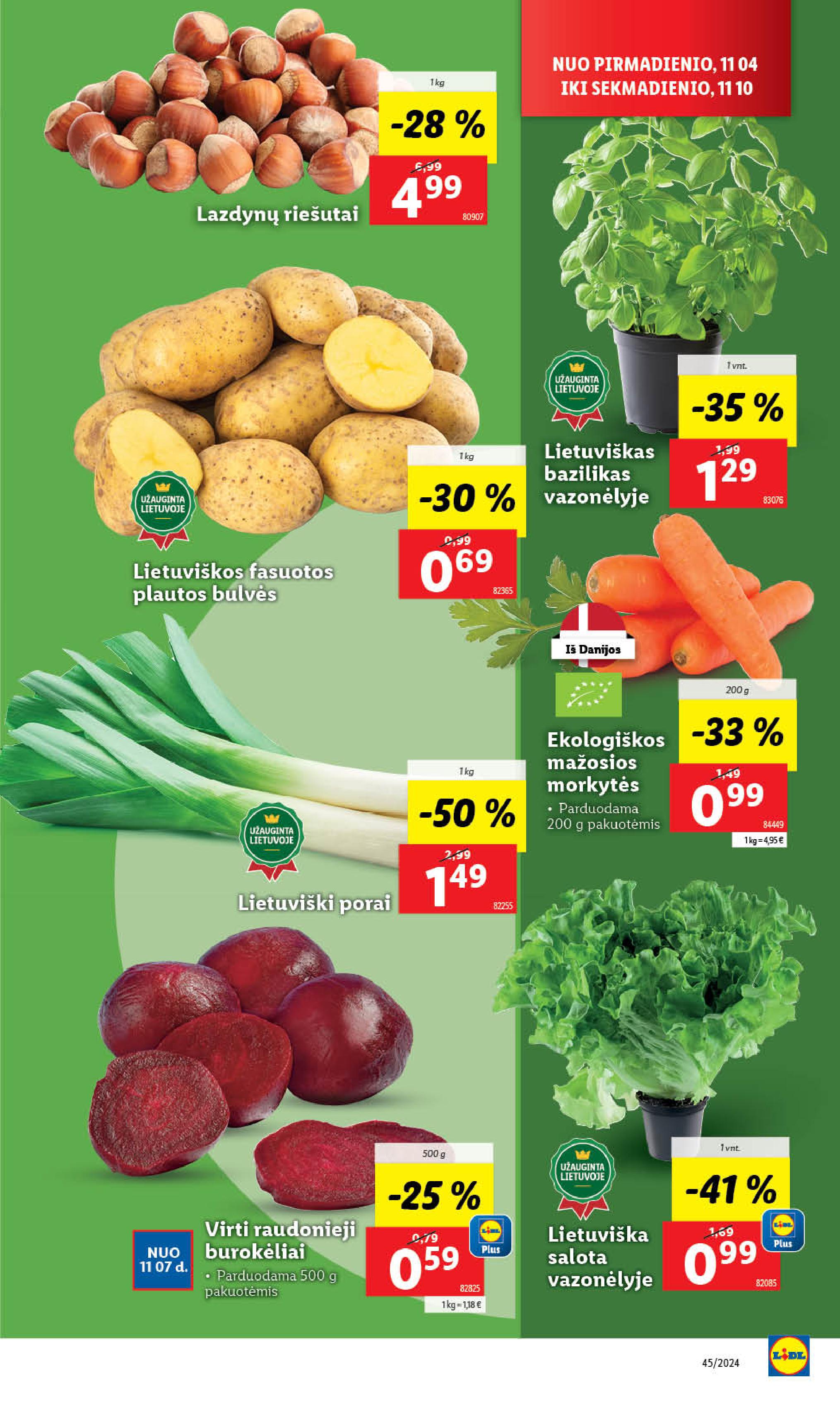 Naujausias LIDL kaininis katalogas 2024.11.04 - 2024.11.10