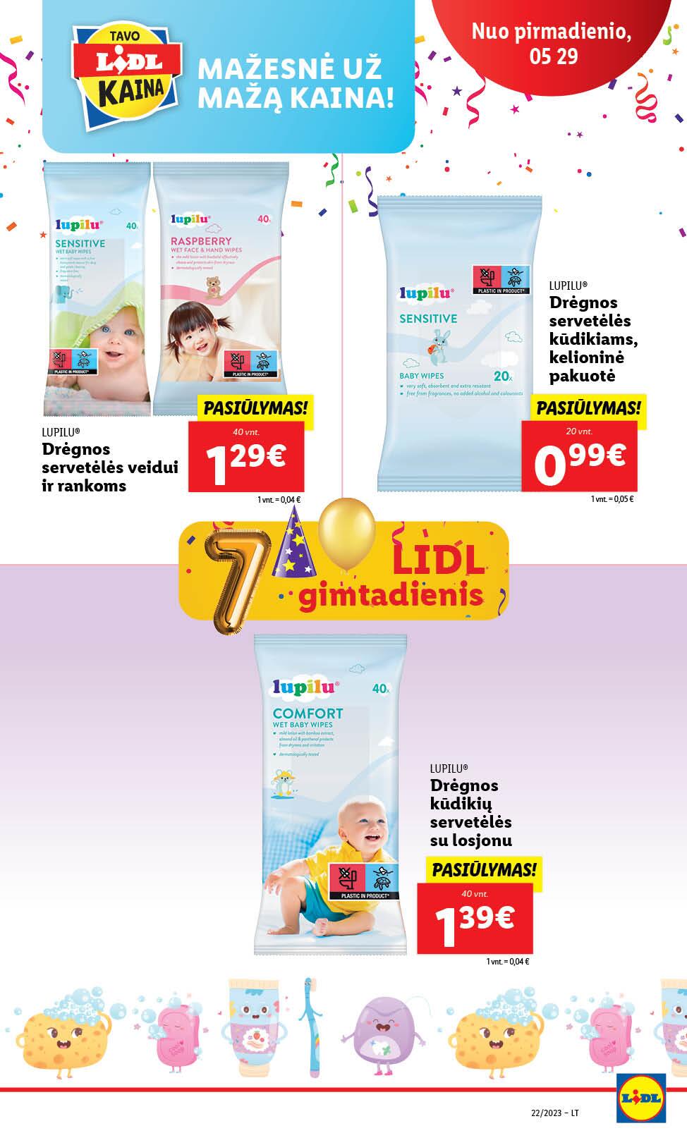 Naujausias LIDL kaininis katalogas 2023.05.29 - 2023.06.04