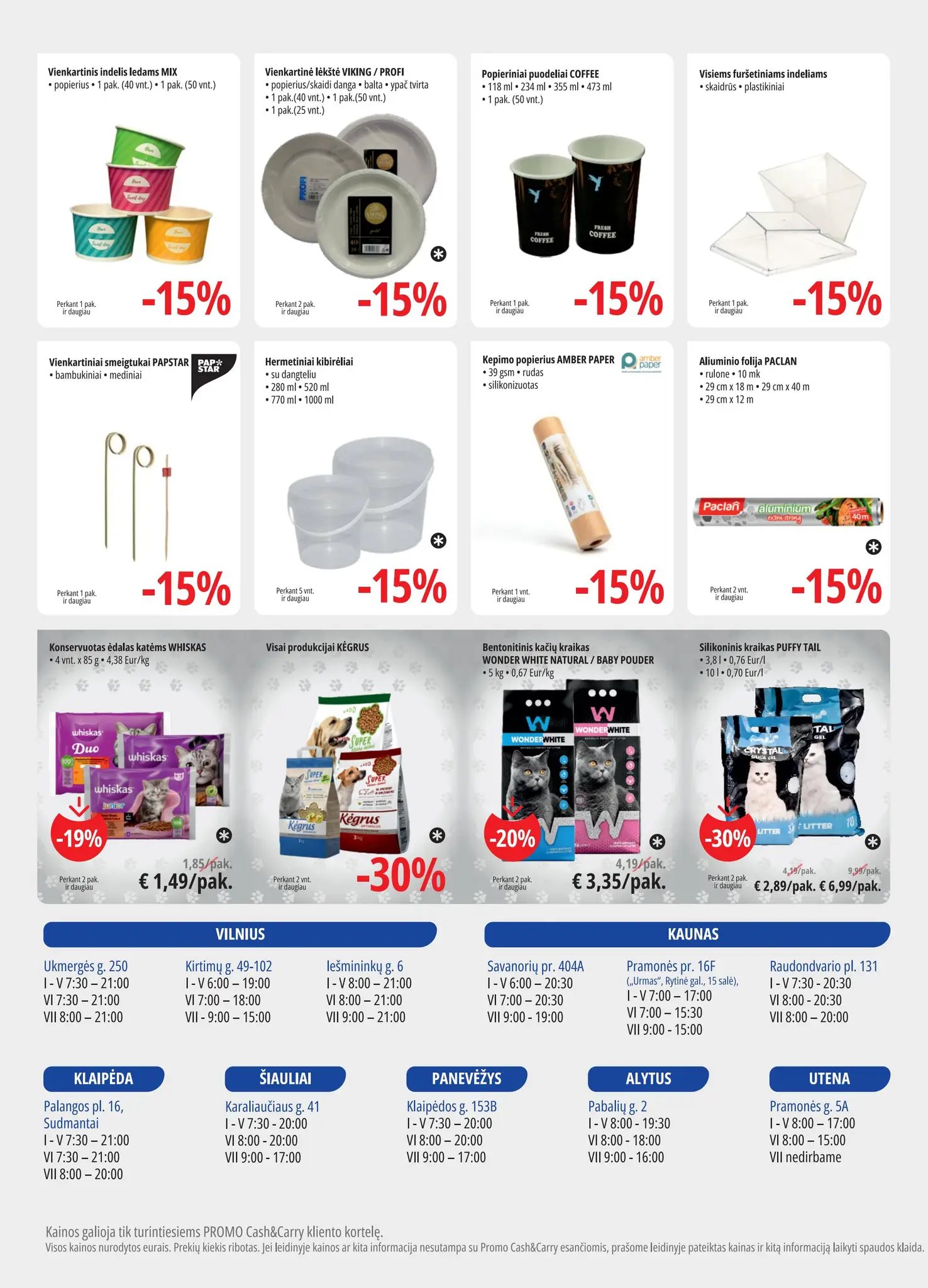 Naujas PROMO Cash&Carry leidinys nuo 2026.07.15 iki 2026.07.28