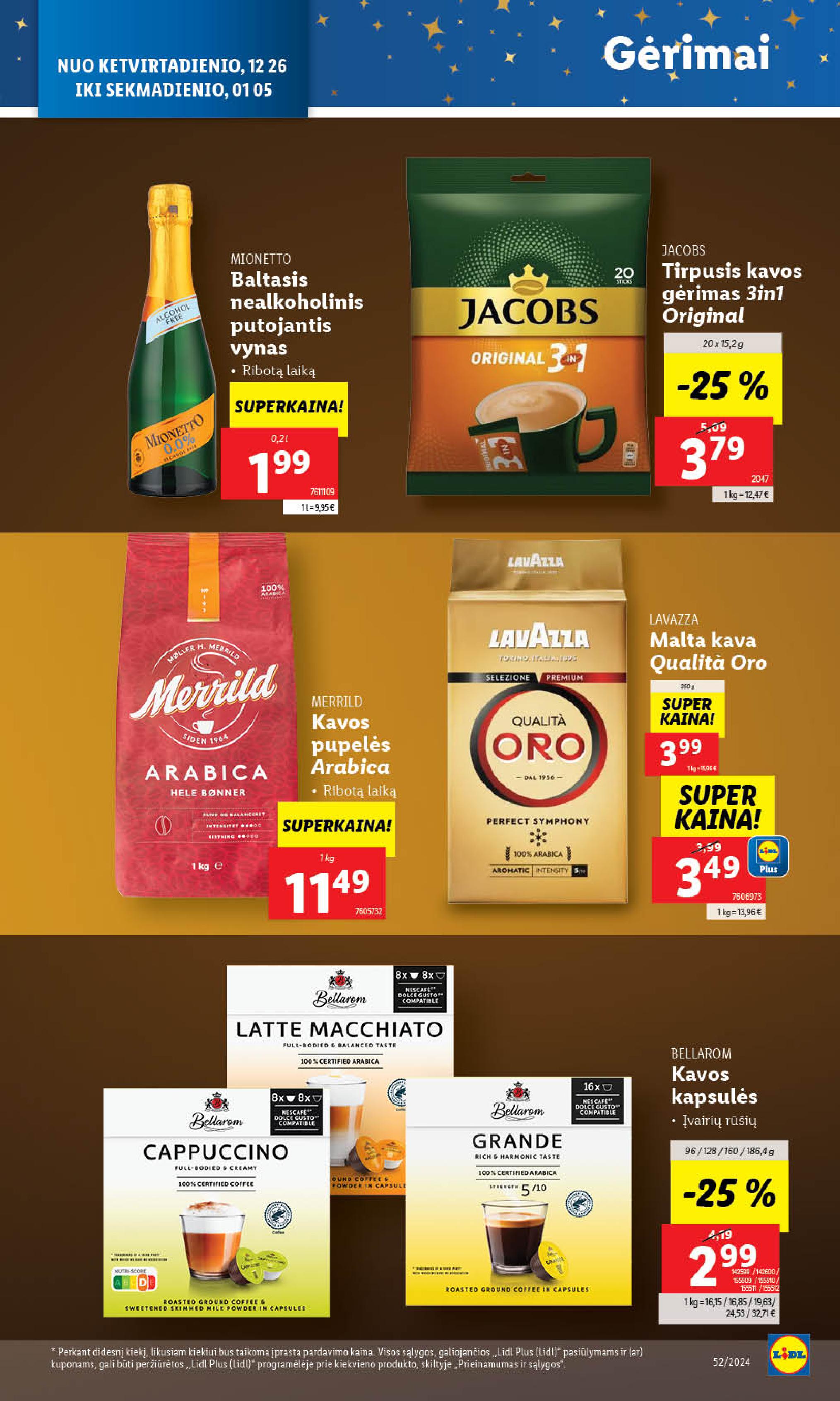 Naujausias LIDL kaininis katalogas 2024.12.26 - 2024.12.31