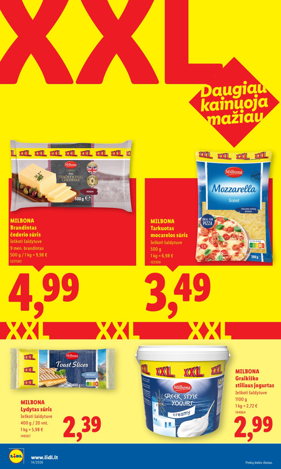 Naujausias LIDL kaininis katalogas 2026.03.30 - 2026.04.04