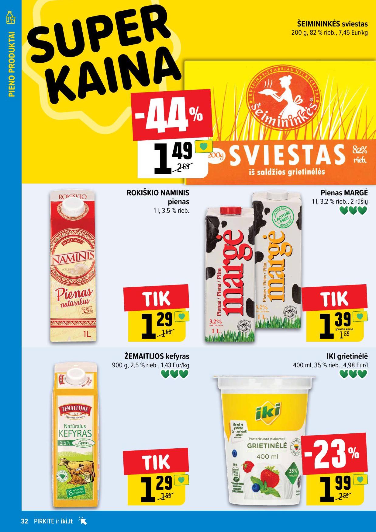 Naujausias IKI kaininis katalogas 2024.03.18 - 2024.03.24