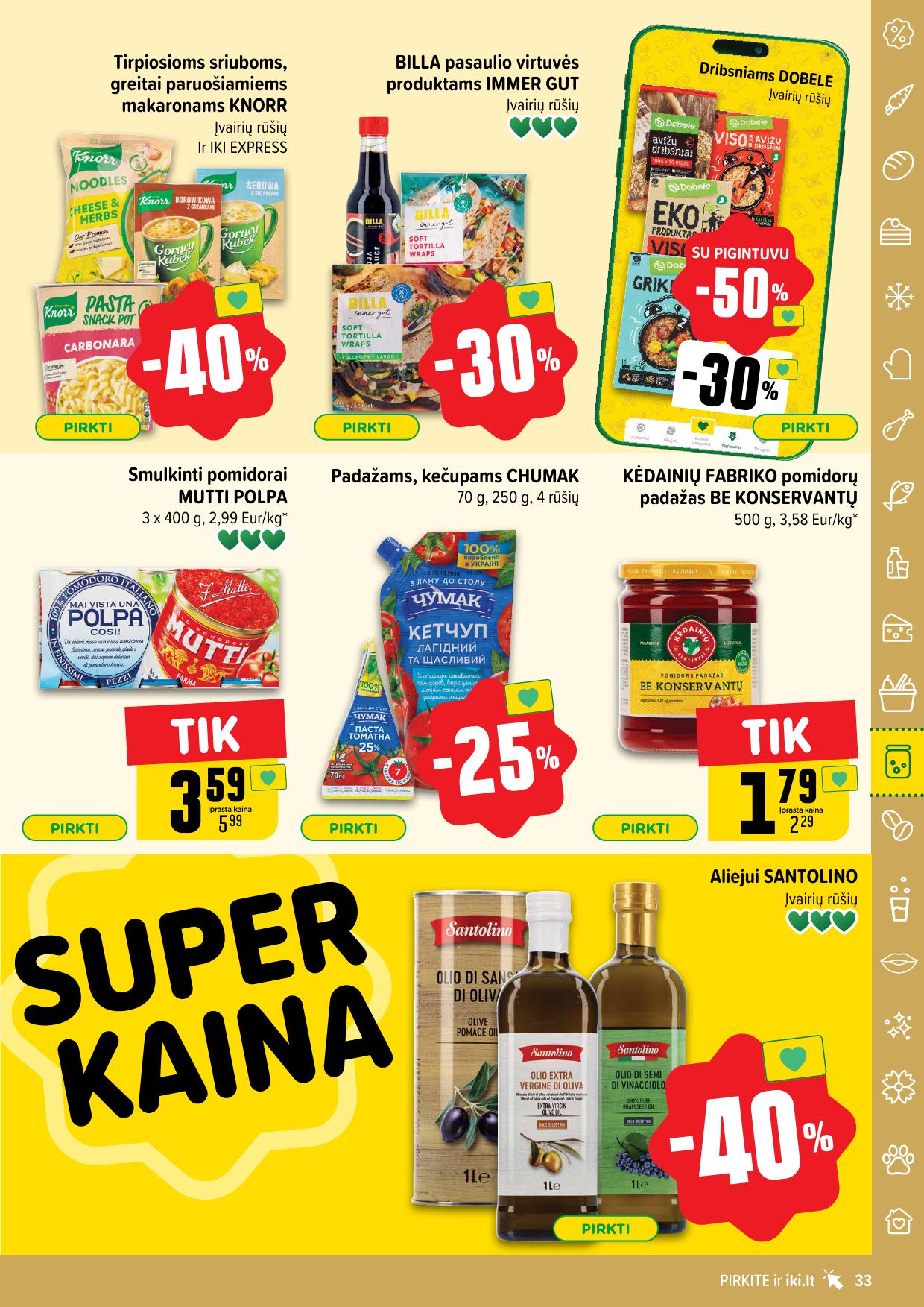 Naujausias IKI kaininis katalogas 2025.04.21 - 2025.04.27