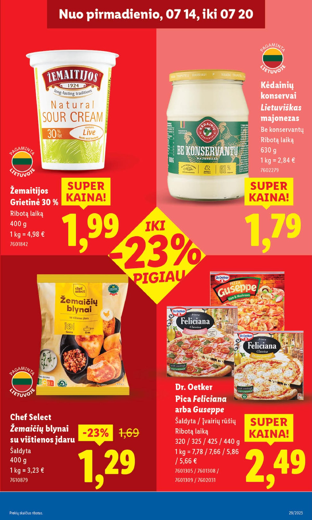 Naujausias LIDL kaininis katalogas 2025.07.14 - 2025.07.20
