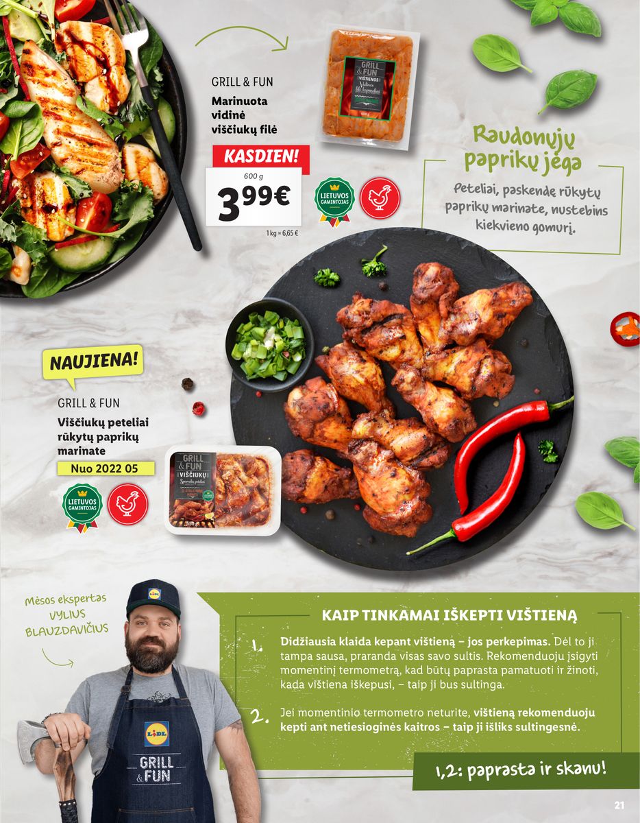 LIDL grilio katalogas "GRILIO ISTORIJOS 2022"