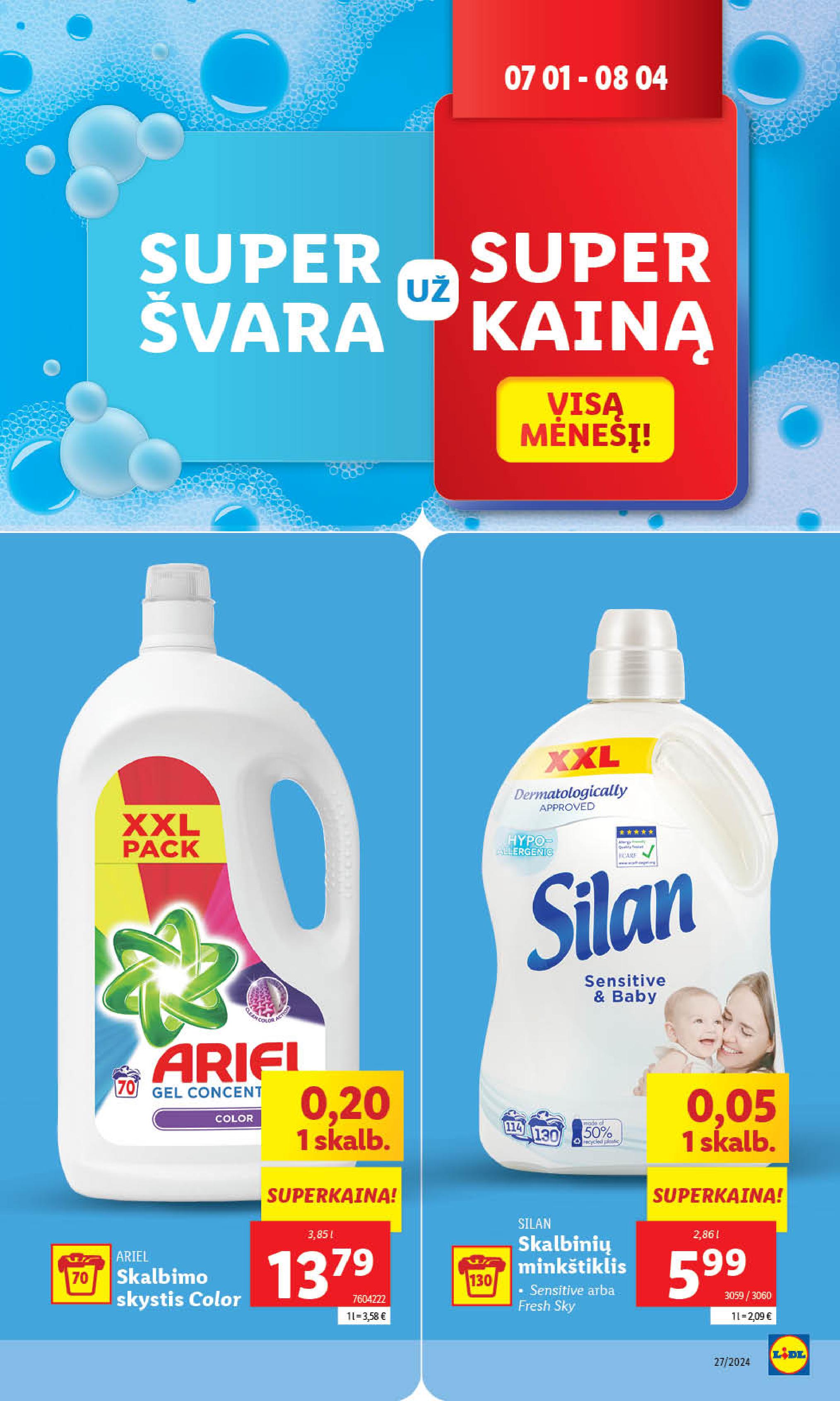 Naujausias LIDL kaininis katalogas 2024.07.01 - 2024.07.07